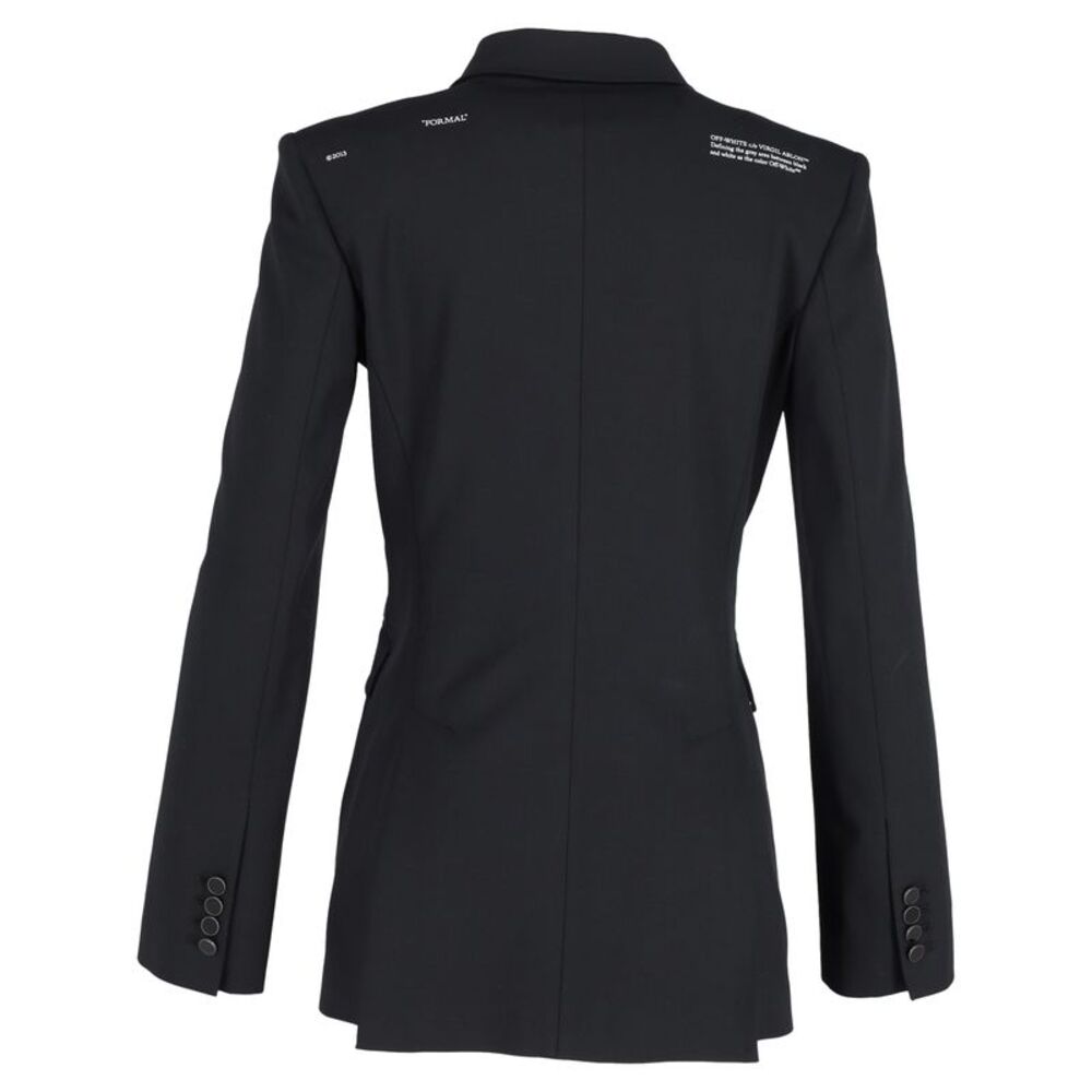Off-White Double-Breasted Tailored Jacket In Blac… - image 3